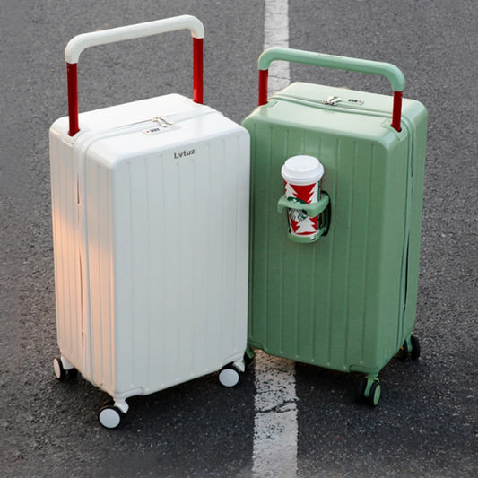 Rolling Luggage 20 inch Carry on Luggage with Wheels ABS+PC Large Size Luggage Password Trolley Case zipper luggage travel bag