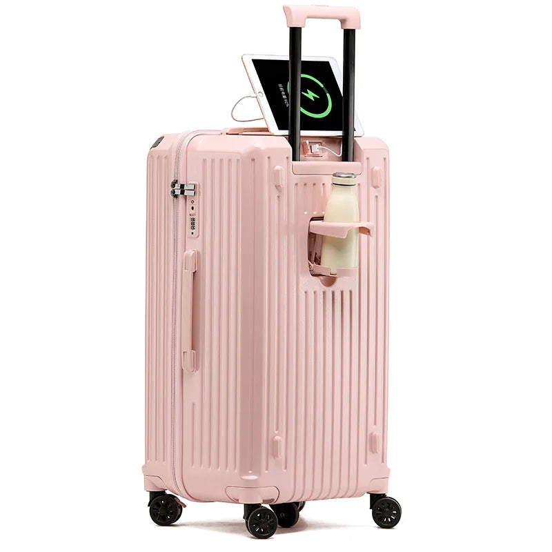 Travel Suitcase Super Light and Large Capacity Universal Luggage Strong and Durable Brake Password Universal Wheel Trolley Case