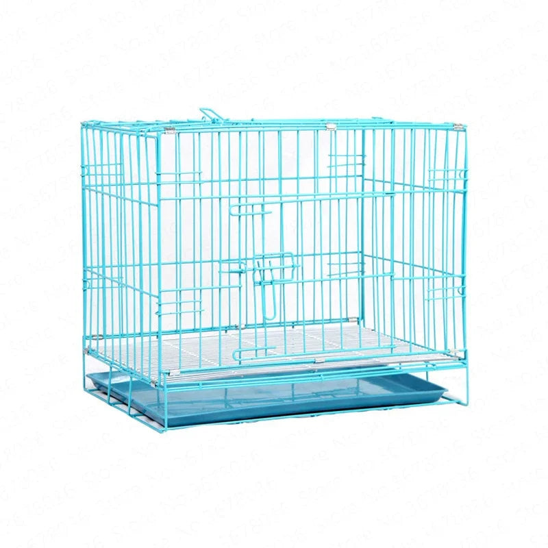 Cage Small Medium Pet Cage Square Tube Cage Dog Teddy Golden Maosamo Dog   Pet Supplies Dog Kennels Foldable  House