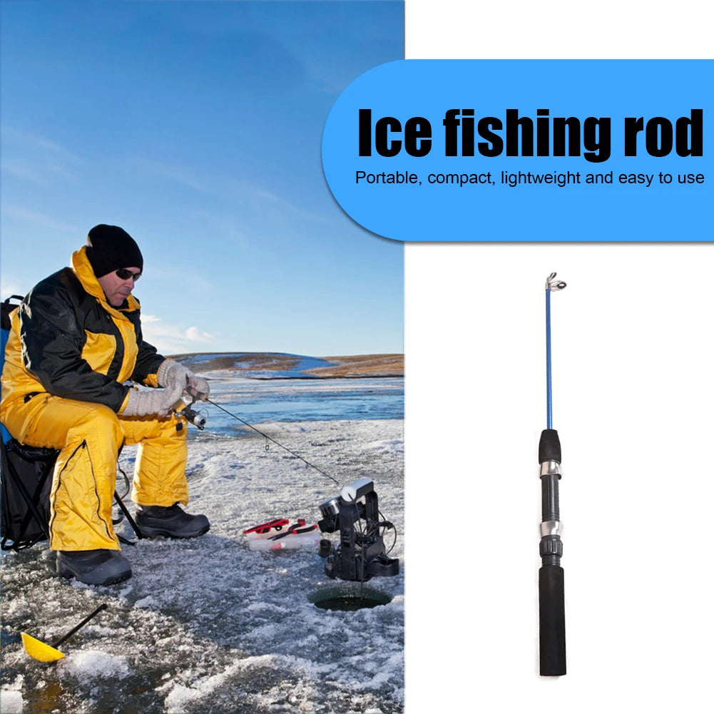 Winter Fishing Rod Reel Combo Set Outdoor Sport Ice Fishing Pole Tackle Tools