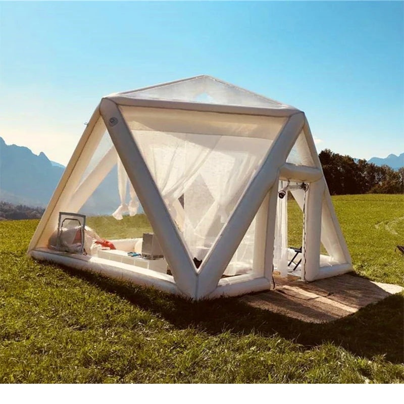 Outdoor Starry Sky Inflatable Transparent Popular Bubble House Resort Scenic Spot Mobile Room Portable Camping PVC Tent