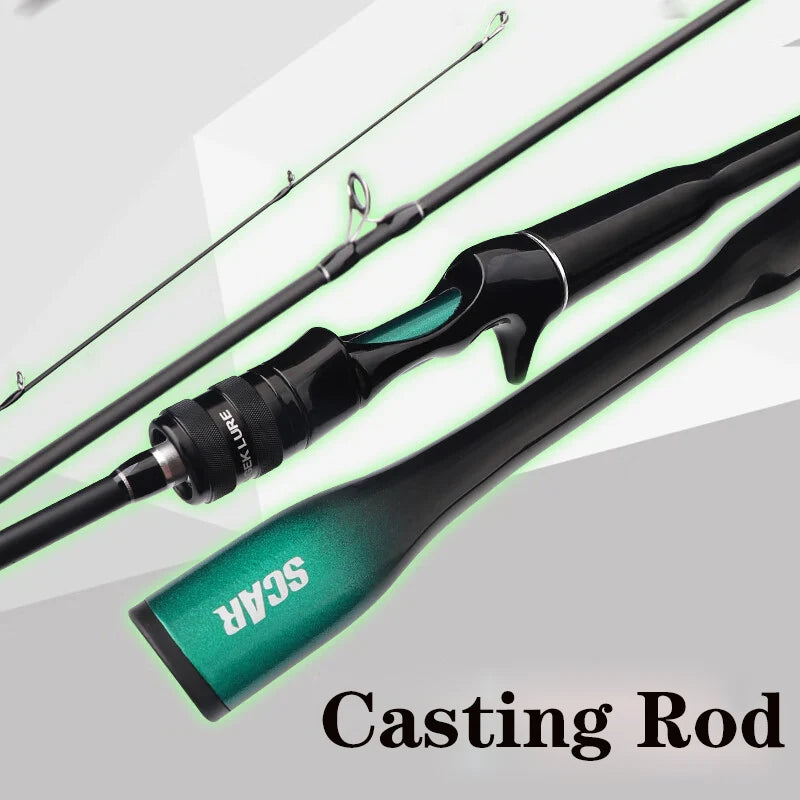 Ultra Light Fishing Rod Carbon Fiber Casting and Spinning Lure Pole Super Hard Fast Bass Fishing Rods Bait WT3-12g Line WT2-6LB