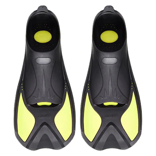 Snorkel Fins Short Swim Fins Adult Snorkel Fins Full Foot Swim Flippers Travel Size for Snorkeling Diving Swimming Supplies