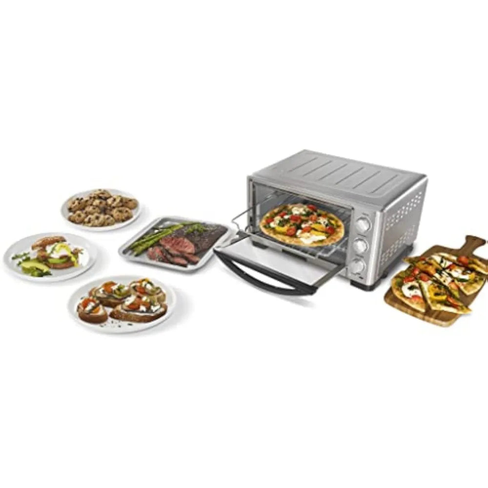 2023 New  TOB-1010 Toaster Oven Broiler, 11.875" X 15.75" X 9", Stainless Steel