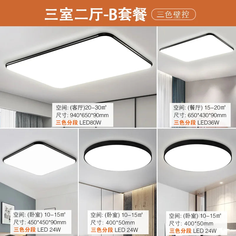 Led Living Room Ceiling Luminaire Surface Mounted Luminaire Bedroom Light Dining Room Lighting