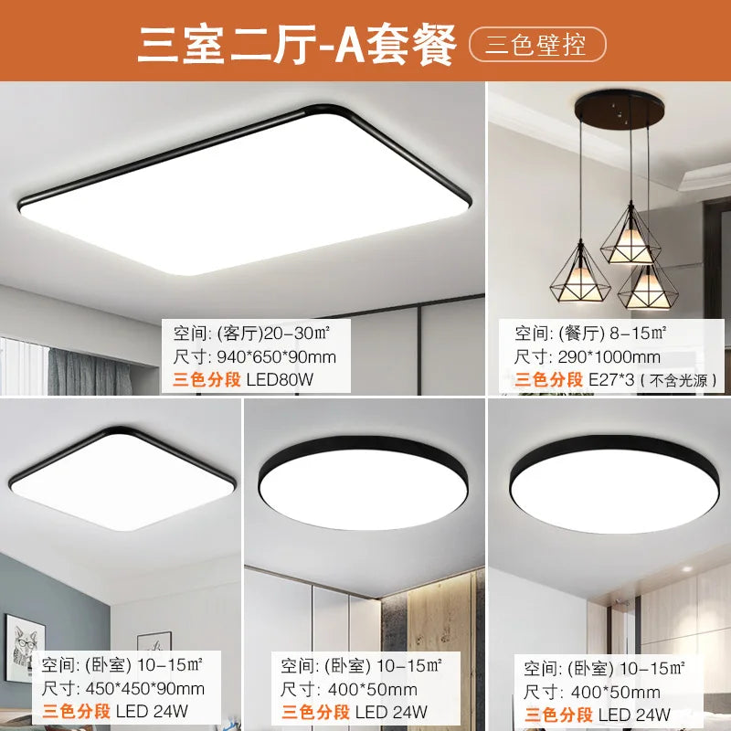 Led Living Room Ceiling Luminaire Surface Mounted Luminaire Bedroom Light Dining Room Lighting