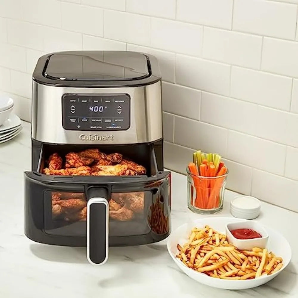 Bakes Airfryer Non Stick & Dishwasher Safe Electric Air Fryer With Free Shipping 6-Qt Basket Air Fryer Oven That Roasts AIR-200