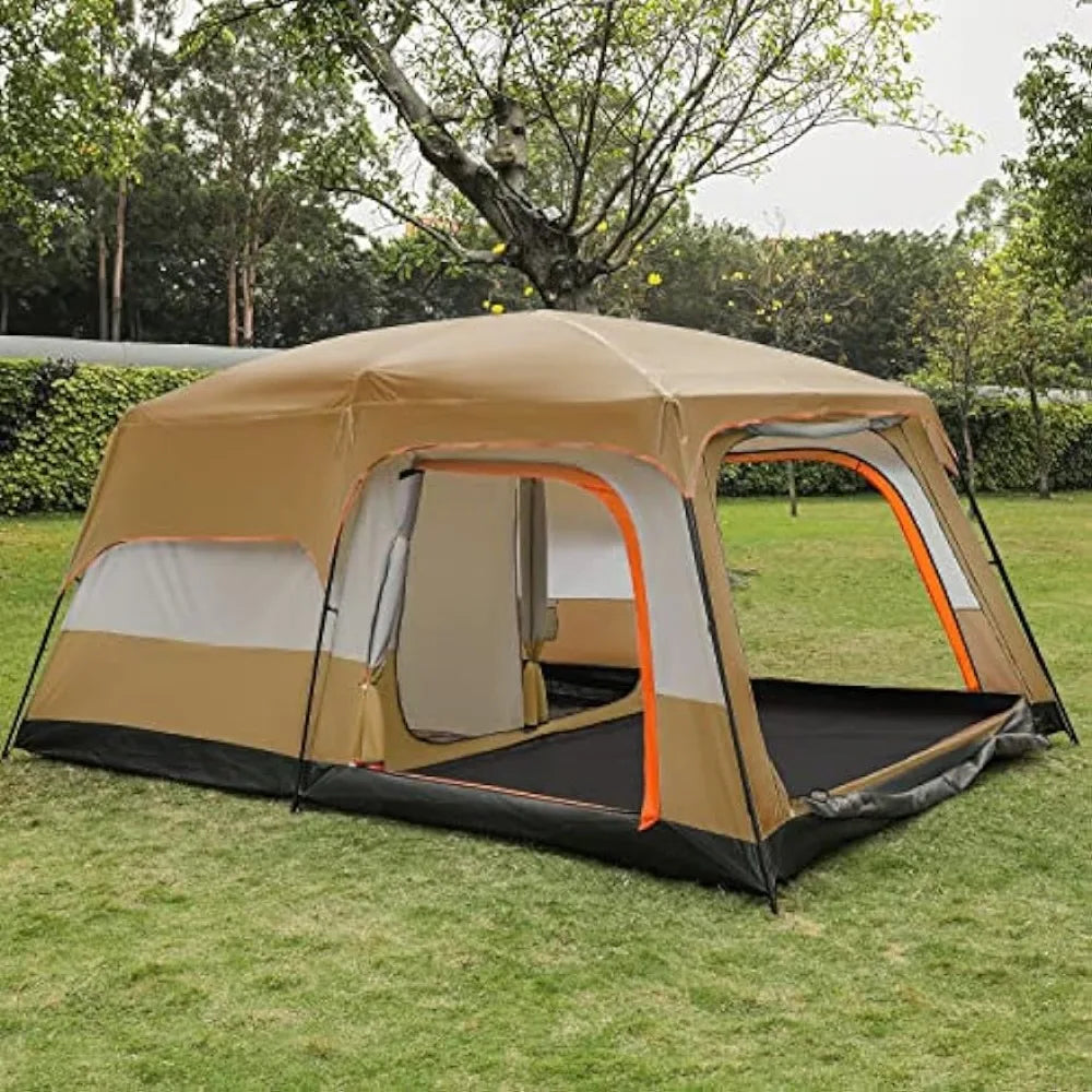 MoNiBloom 5-8 Person Tent for Camping Extra Large Portable Cabin Huge Tent, Waterproof Windproof 1 Living Room