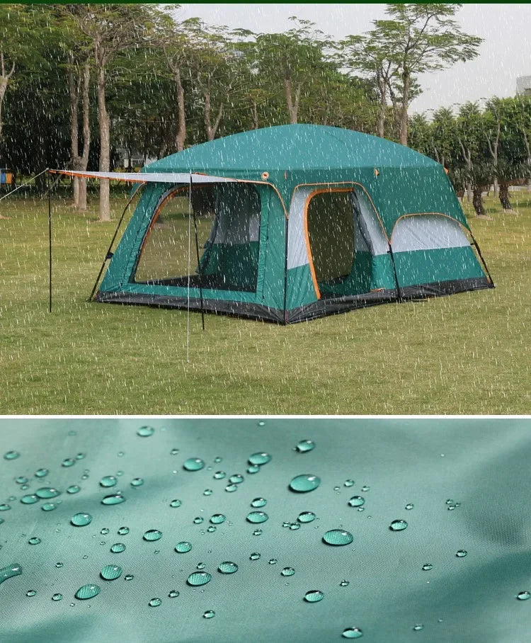 Ultralight Portable Pop Up Luxury Large Inflatable Canvas Waterproof Outdoor Roof Top 4-6 Person Family Camping Tent