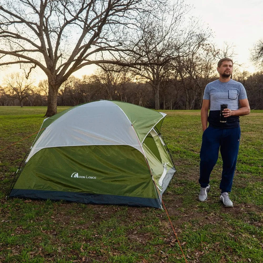 2/4 Person Tent for Camping,Waterproof Tent for Backpacking,Outdoor Dome Tent with Windproof