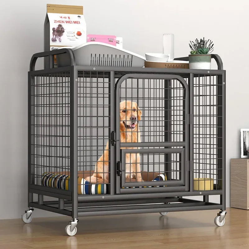 Factory Wholesale 2.0cm Strong Stainless Steel Pet Kennel Dog Cage