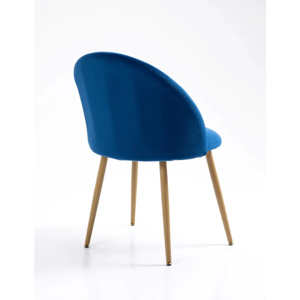 Modern Accent Chair, Navy Blue