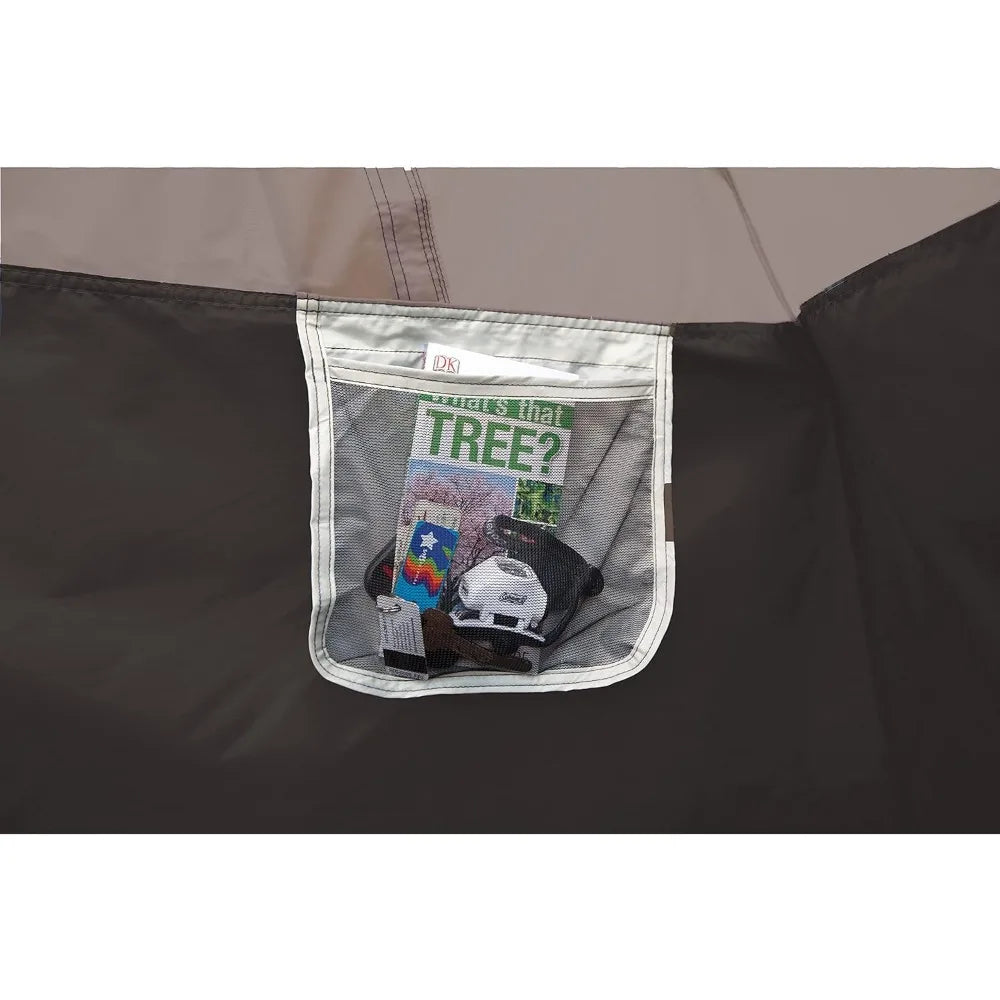 Tent with Instant Setup, 4/6/8/10 Person Weatherproof Tent with WeatherTec Technology,Double-Thick Fabric,and Included Carry Bag