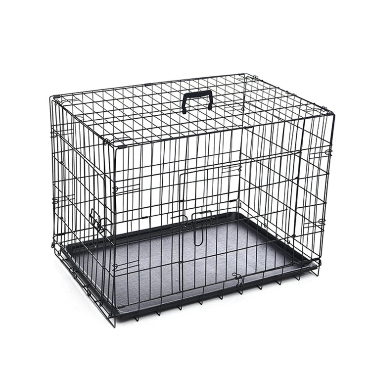 Foldable Strong Stainless Steel Sale Cheap Stocked Discount Metal Dog Kennel Large Dog Cage