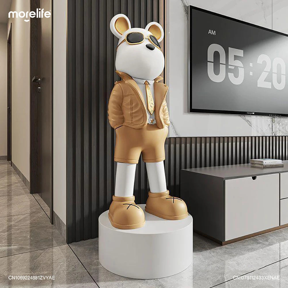 Celebrity Violent Bear Brick Statues Sculptures Ornaments High-end Furniture TV Cabinet Living Room Tray Pocket BearBrick Decor