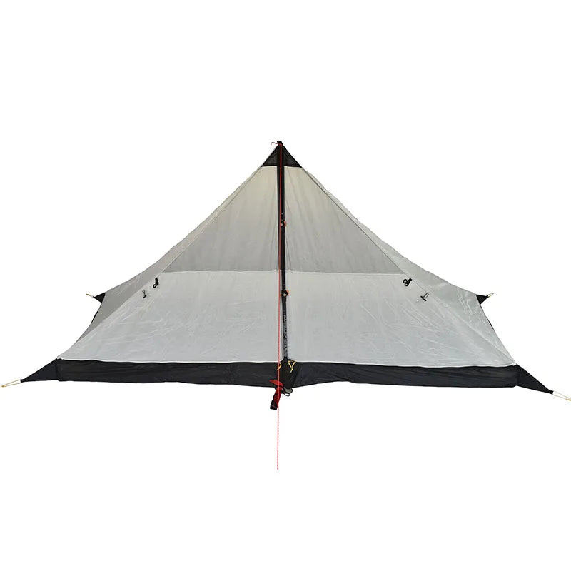 Free Shipping T Doors Design Strut Corner Ultra-light 340 Grams 4 Seasons Inner Fit Most Pyramid Tent