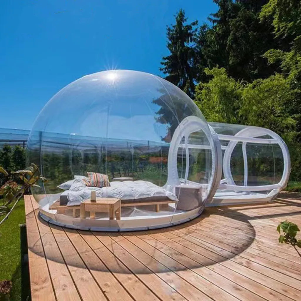 Outdoor Resort Hotel Air Bubble Transparent Star Room Balloon Party Ideas Commercial Transparent Dome Inflatable Bubble House