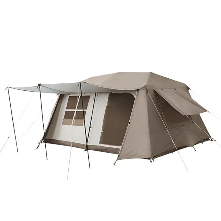 Tent canvas family camping foldable luxury waterproof automatic waterproof camping tent