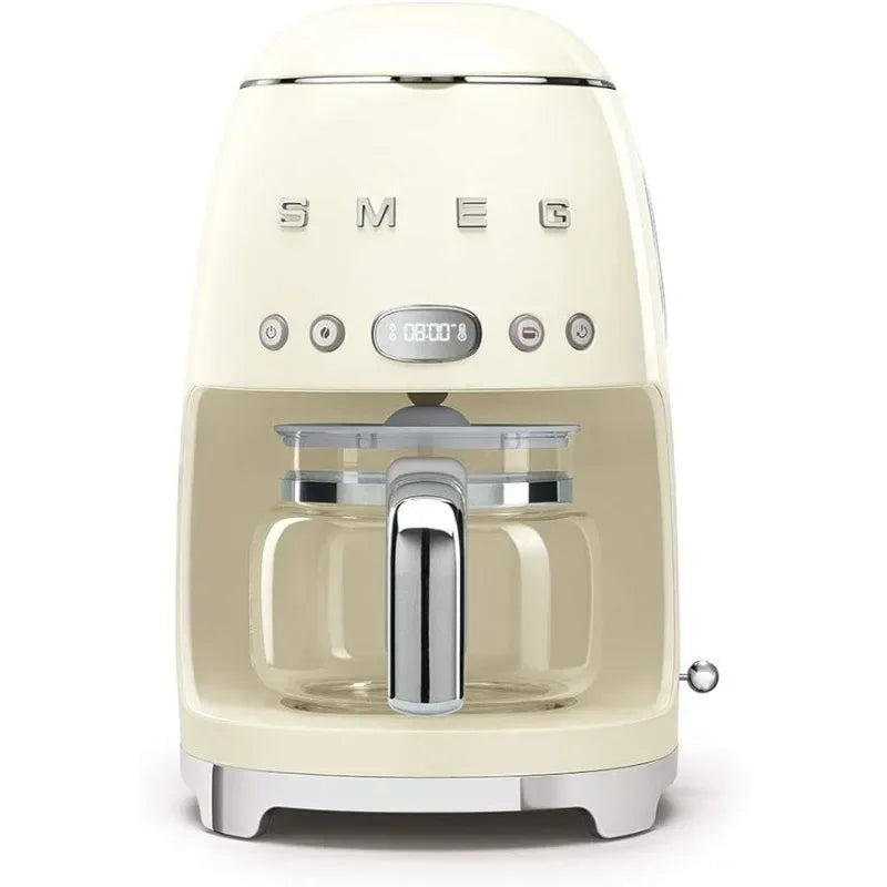 HAOYUNMA Retro Style Coffee Maker Machine, 17.3 x 12.8 x 11.3