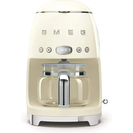 HAOYUNMA Retro Style Coffee Maker Machine, 17.3 x 12.8 x 11.3