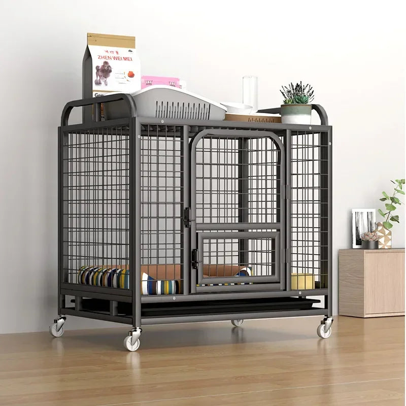 Factory Wholesale 2.0cm Strong Stainless Steel Pet Kennel Dog Cage