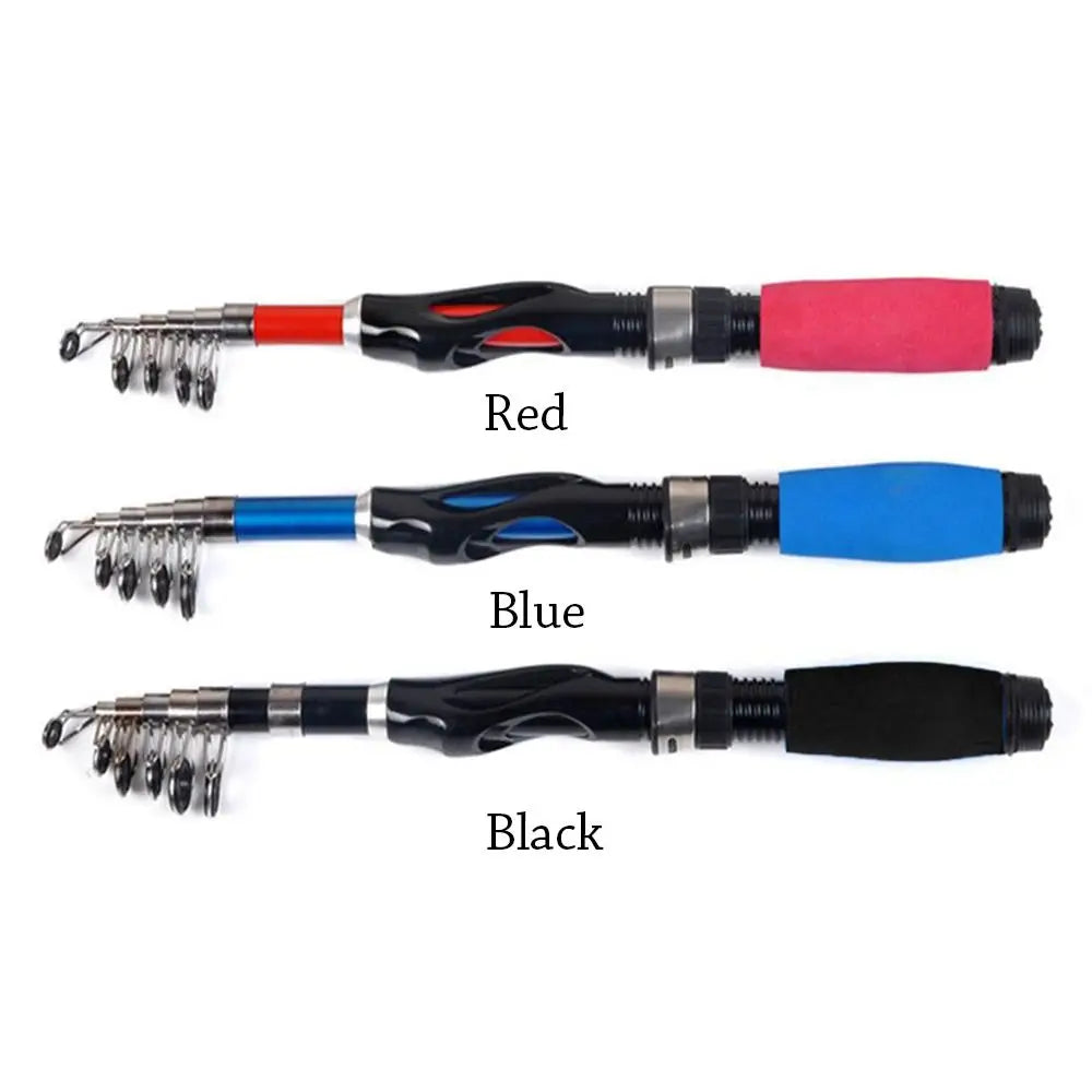 1.1M/1.3M/1.5M SuperHard Travel Fishing Rod Spinning Fishing Pole Portable Telescopic Fishing Rods Fishing Tackle