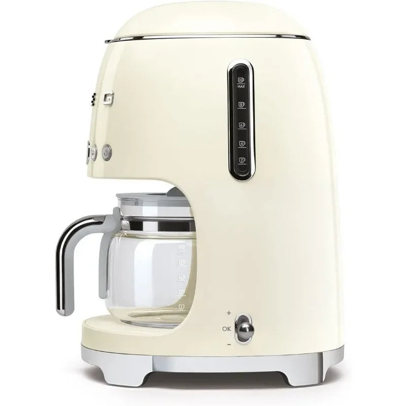 HAOYUNMA Retro Style Coffee Maker Machine, 17.3 x 12.8 x 11.3