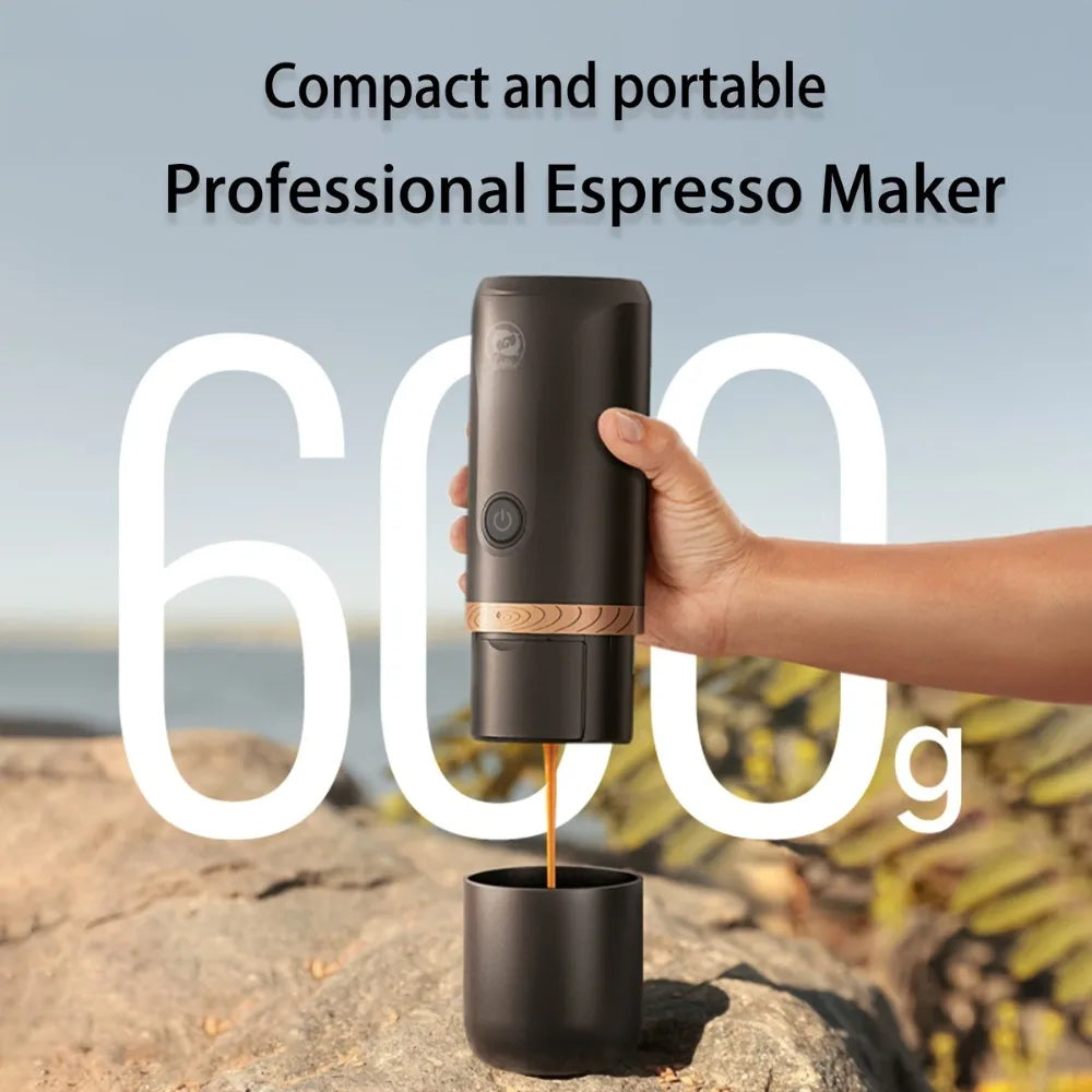 Compact & Portable Espresso Machine: Make Delicious Coffee Anywhere - Automatic & Easy to Use!