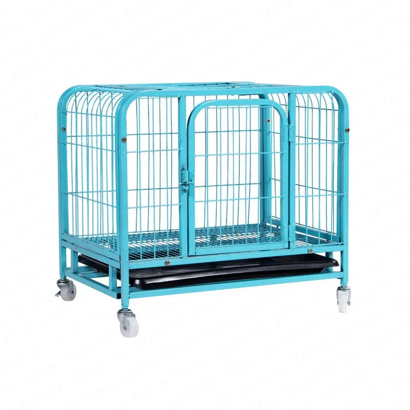 Cage Small Medium Pet Cage Square Tube Cage Dog Teddy Golden Maosamo Dog   Pet Supplies Dog Kennels Foldable  House