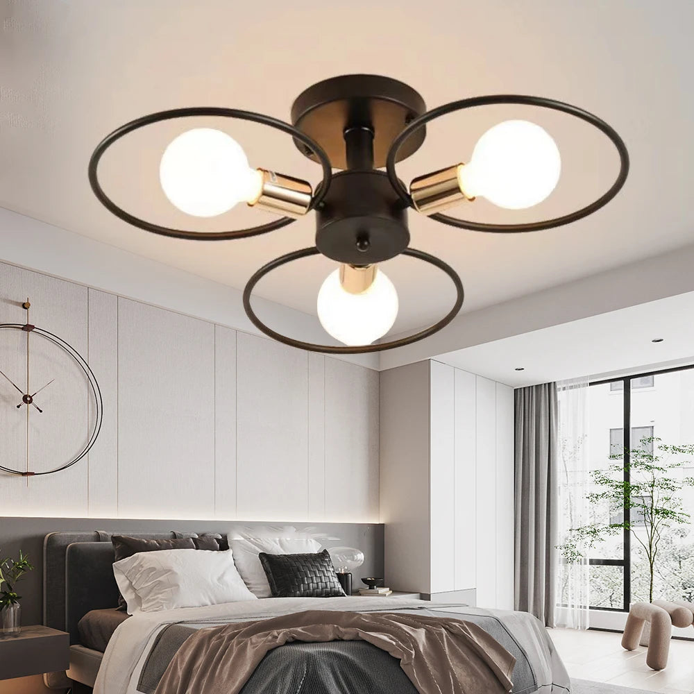 Nordic Ceiling Lamp Chandelier Living Room/ Bedroom/ Restaurant Hotel Home Decoration Ceiling Light Modern Lustre E27 Lighting