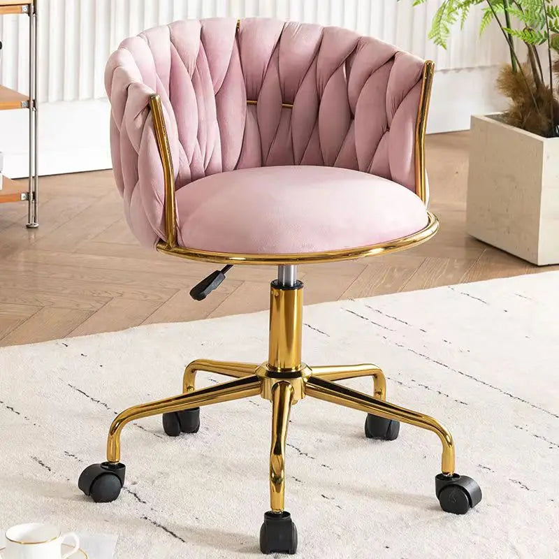 Luxury Makeup Stool,Furniture Living Room Dining Chair,Bedroom Dressing Table,Rotating Backrest,Makeup Chairs,Manicure Stools