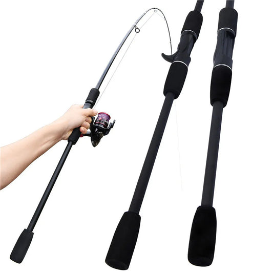 1PC ML Lure Fishing Rod Fishing Rods Carbon Fiber Two-piece Fishing Rods EVA Foam Spinning Rods For Beginners Professionals