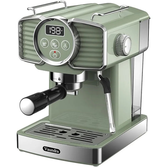 Vaundra 20 Bar Espresso  1350W Professional Coffee Maker, Cappuccino latte Maker, Coffee Machine Easy to Use for Home Barista