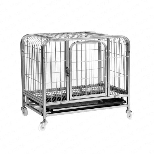 Cage Small Medium Pet Cage Square Tube Cage Dog Teddy Golden Maosamo Dog   Pet Supplies Dog Kennels Foldable  House