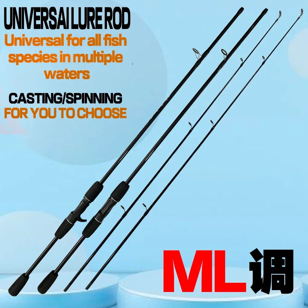Casting Fishing Rod Bait 2-10g ML Tips Carbon Fiber Octopus Jigging Rods 1.68M 1.8M Light Boat Pole Saltwater Ceramics Rings