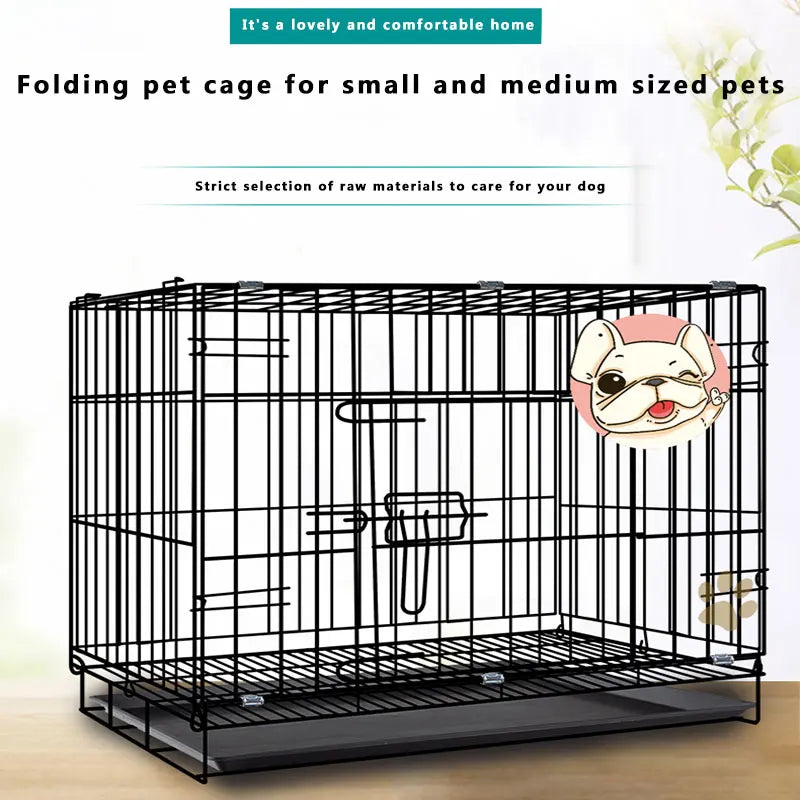 Stainless Steel Pet Kennel Breathable Metal Mesh Cage luxury small pet dog cages For Sale