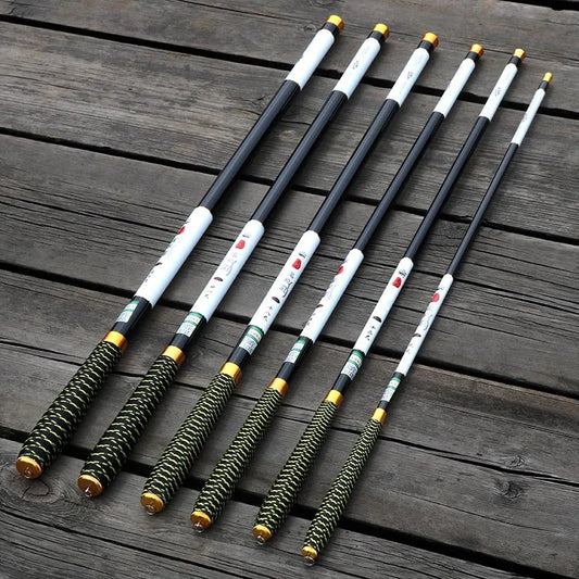 Fishing Rod 2.7M-7.2M Ultralight Hard Carbon Fiber Carp feeder Stream Pole Telescopic Portable Outdoor Travel freshwater Tackle