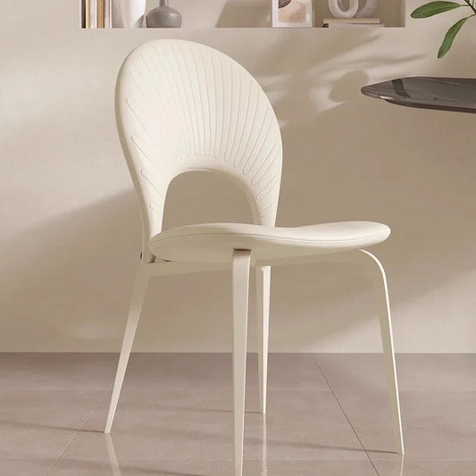 Nordic Salon Dining Designer Chair White Accent Vanity Dinning Chair Living Room Ergonomic Sillas Para Comedor Home Furniture