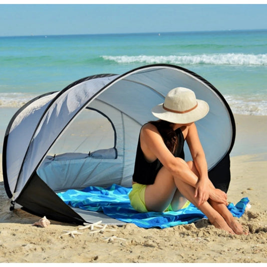 New Beach Tent Sun Protection and Shading Fully Automatic Outdoor Quick Opening Foldable Fishing Twin Tent