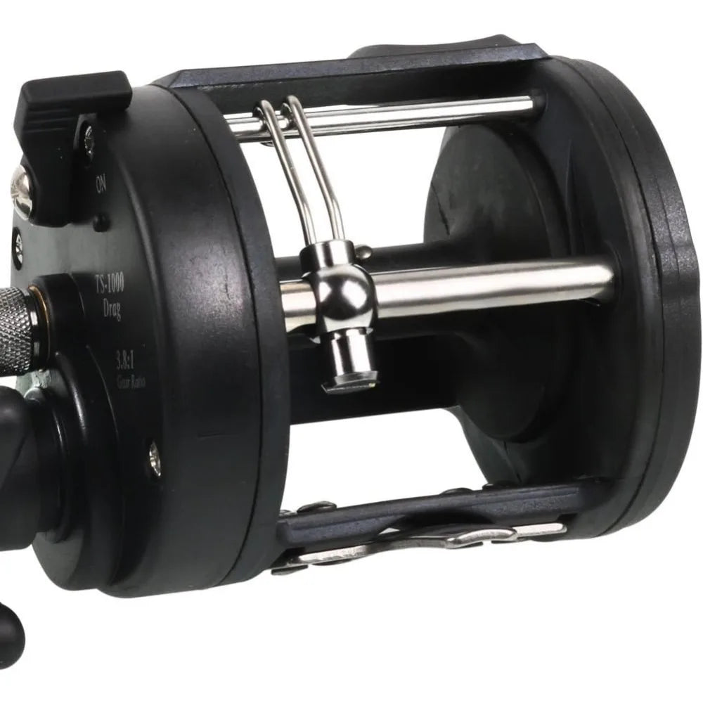 Round Baitcasting Fishing Reel for Catfish, Salmon/Steelhead, Striper Bass, Pike,Inshore Surf Fishing Reels, Conventional Reel