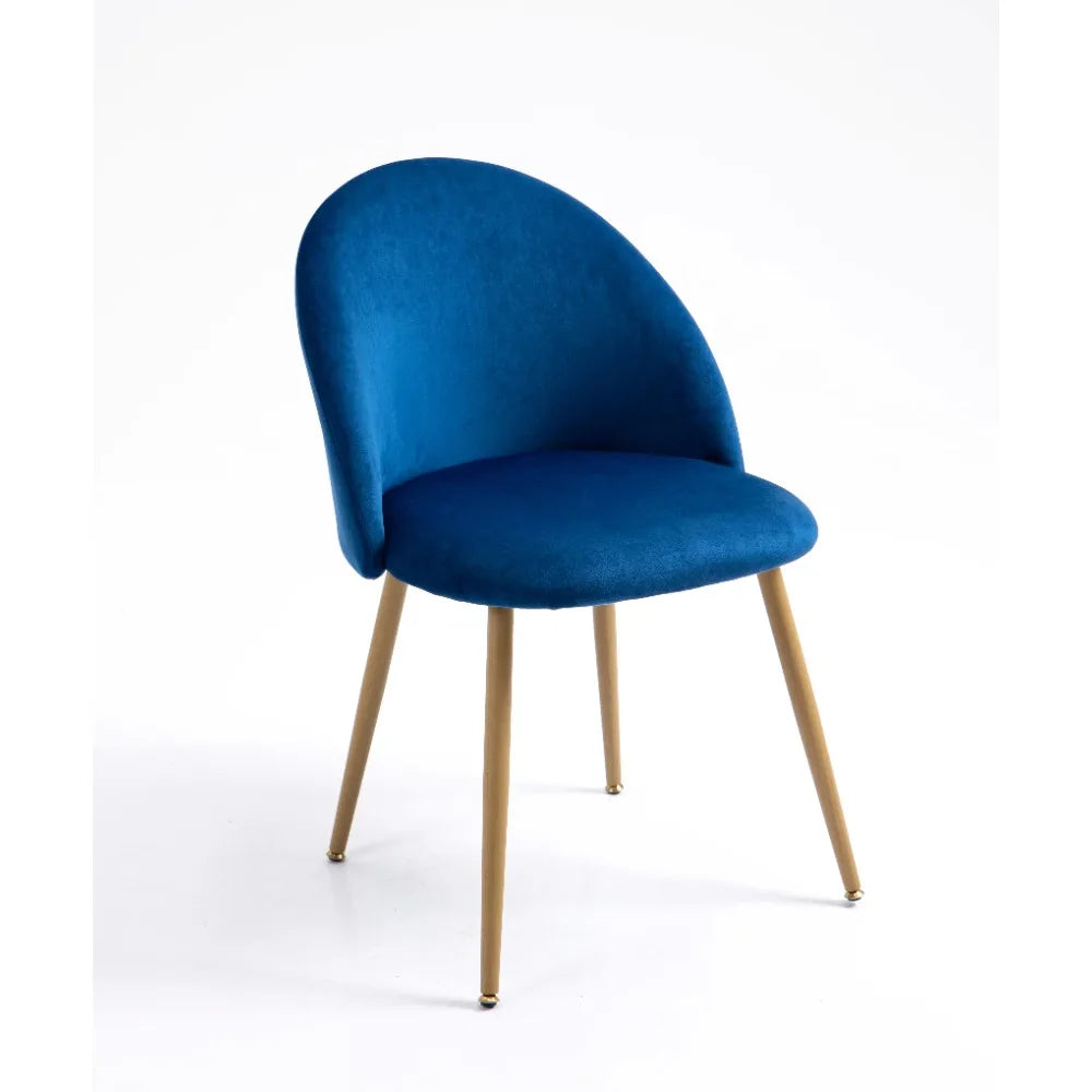 Modern Accent Chair, Navy Blue