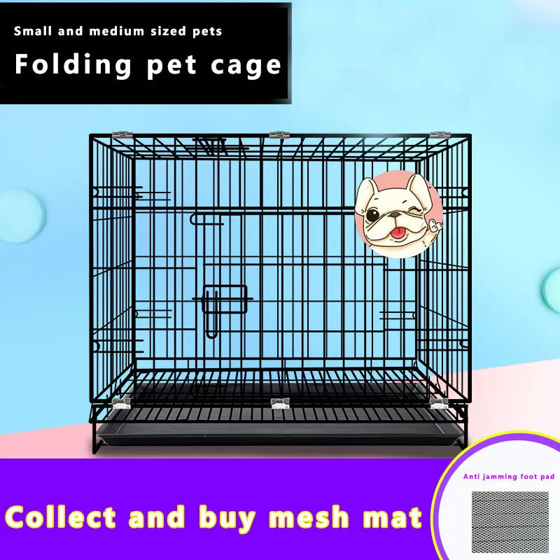 Stainless Steel Pet Kennel Breathable Metal Mesh Cage luxury small pet dog cages For Sale