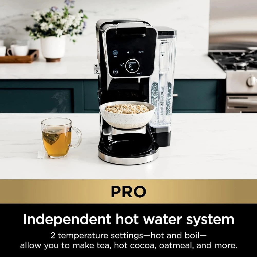 Pro Specialty 12-Cup Drip Maker with Glass Carafe, Single-Serve for Coffee Pods or Grounds, with 4 Brew Styles， coffe machine