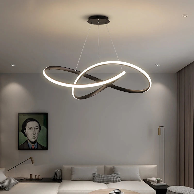 Modern Led Chandelier Lighting for Living Room Dining Table Nordic Creative Design Ceiling Hanging Lamp In Bedroom Kitchen Loft