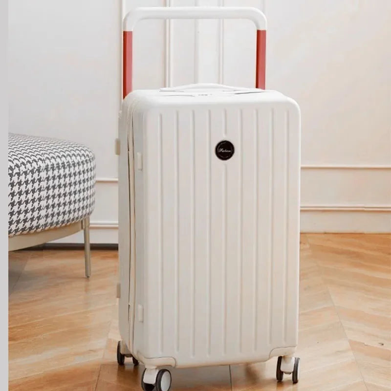 2024 New Fashion Trolley Case Large Capacity Hand Luggage Zipper Travel Suitcase 20"22''24''26'' Boarding Suitcase