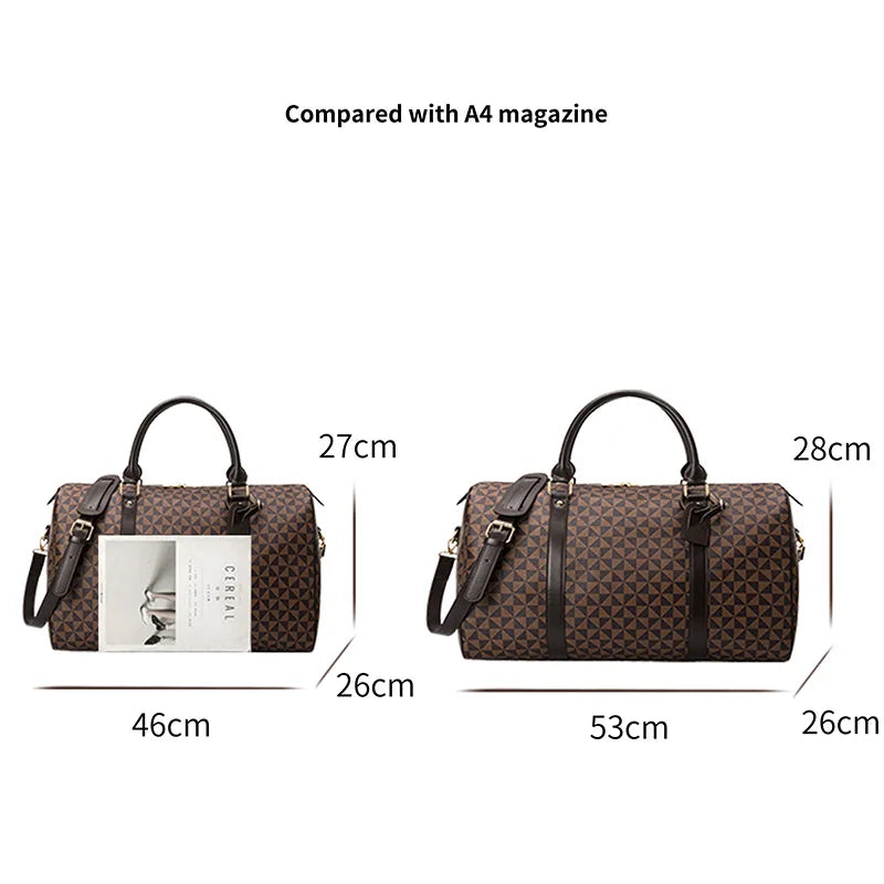 New Large Capacity Unisex Travel Bag Luxury Brand Travel Shoulder Messenger Bag Short Trip Men Sports Package Hand Luggage Bag