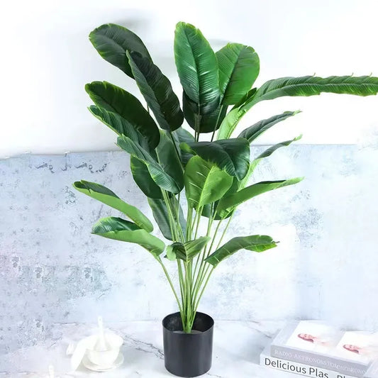 Choice 18P  Artificial Leaf Plants Large Fake Banana Tree Leaves Bonsai Flower Garden Home Living Room Decoration Outdoor Decors