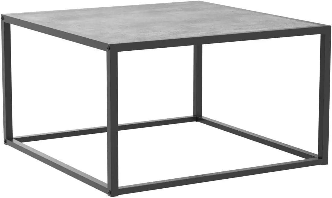 SAYGOER Small Coffee Table Square Modern Coffee Tables for Small Spaces Low Center Table for Living Room Office Easy Assembly