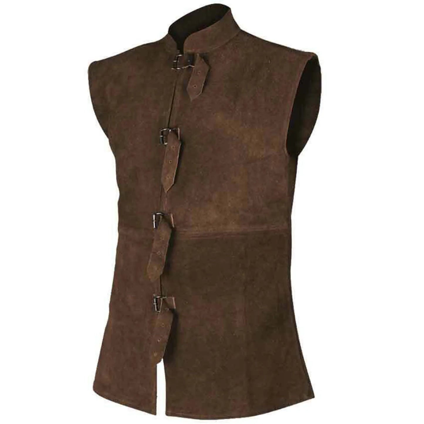 Men Medieval Vest Renaissance Victoria Edwardian Steampunk Vest Cosplay Vintage Gothic Vicking Tailcoat Jacket Halloween Costume