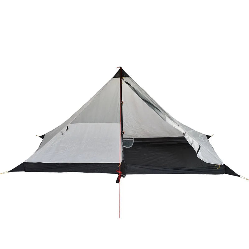 Free Shipping T Doors Design Strut Corner Ultra-light 340 Grams 4 Seasons Inner Fit Most Pyramid Tent